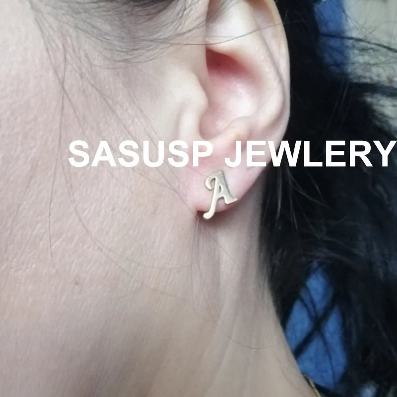 Stainless Steel A-Z Alphabet Initial Necklace for Women Men Personalize Jewelry 26 Letter Necklace Collier Pendientes 2024