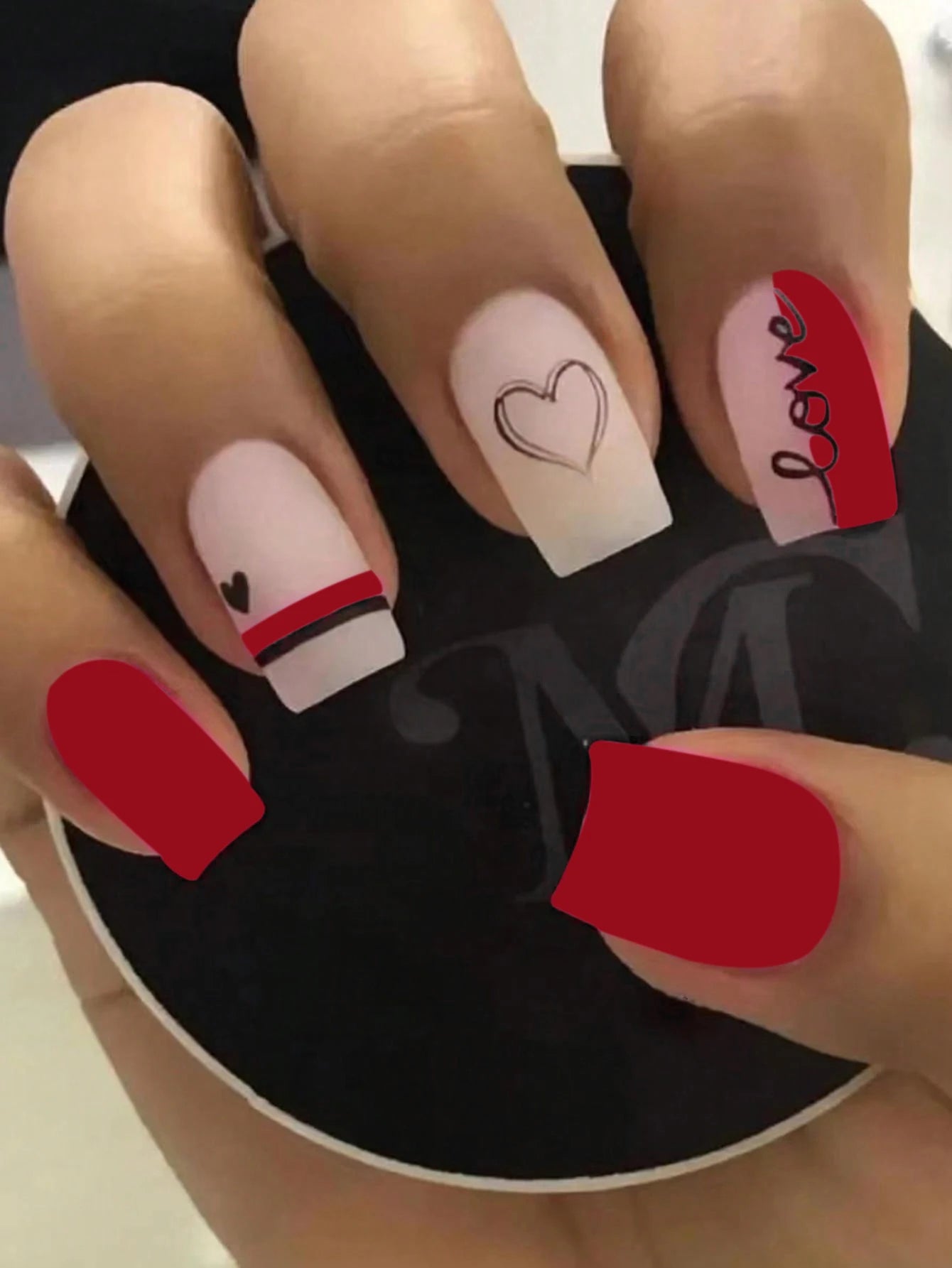 ARTAUG 24PCS Stiletto Press ons