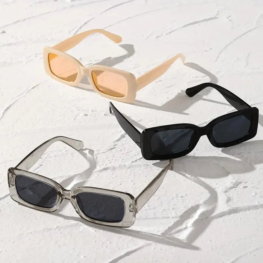 3PCS Square fashion Sunglasses