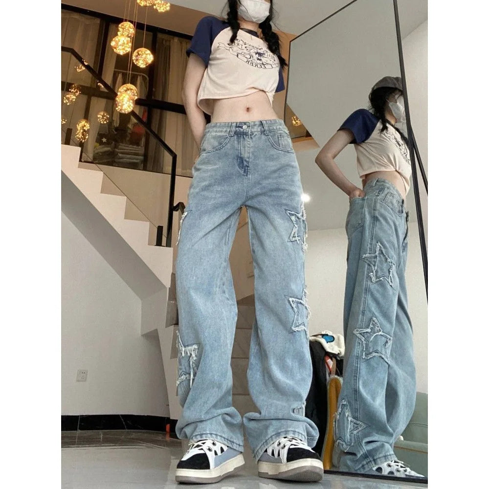American Retro High Street Jeans