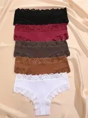 5Pcs/set Women Cotton Panties
