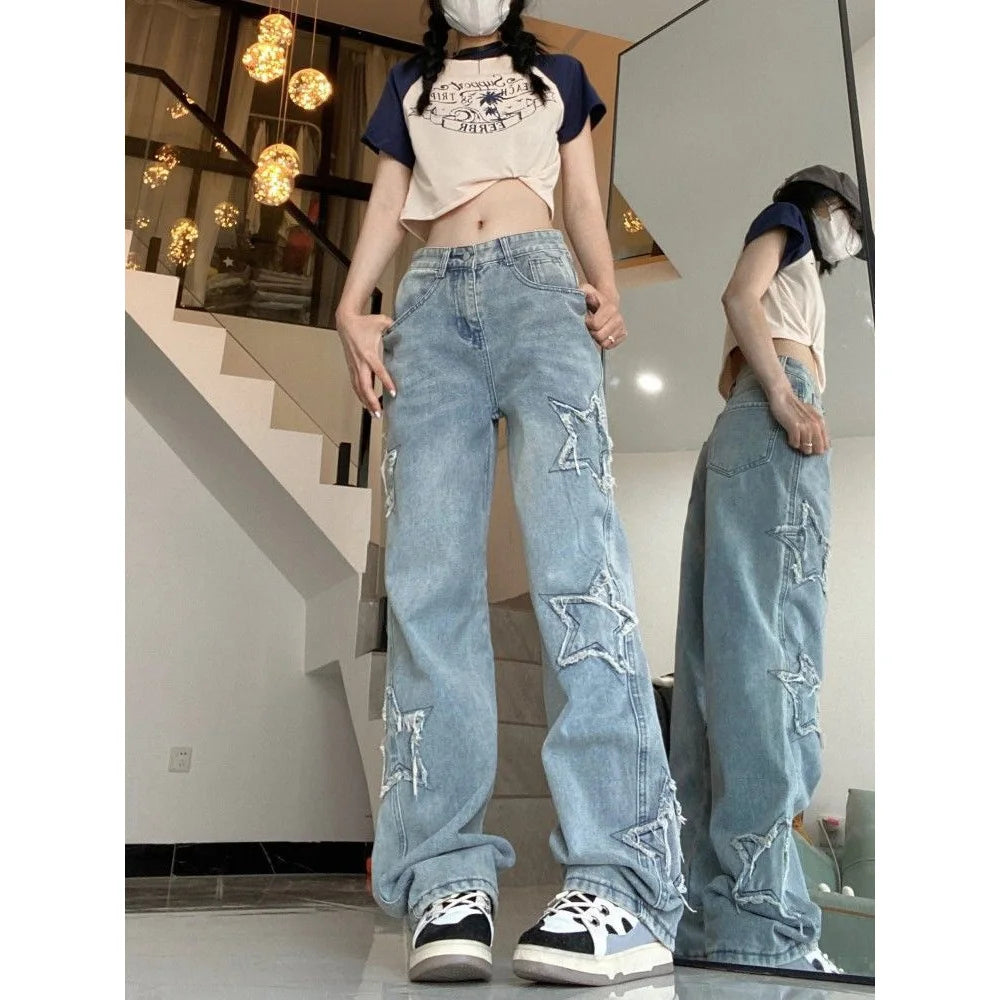 American Retro High Street Jeans