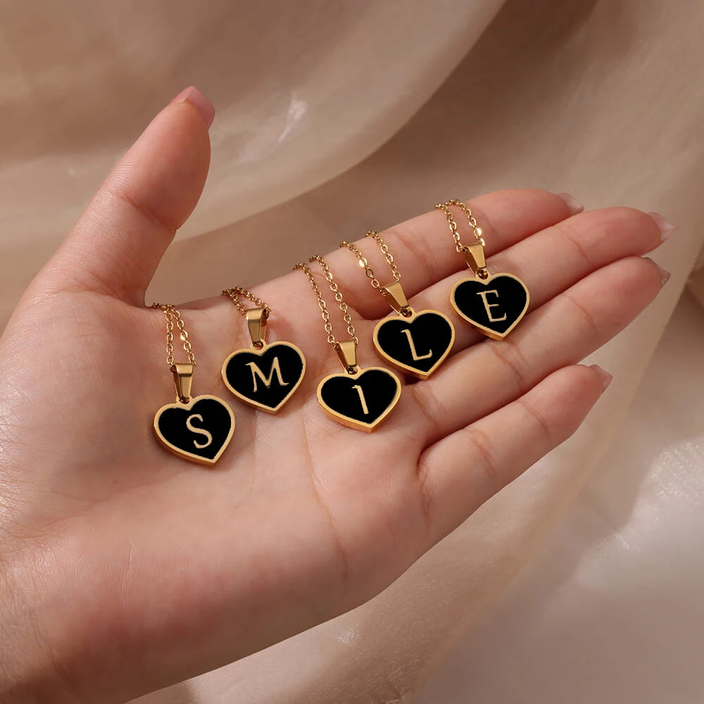 Initial Letter Necklaces