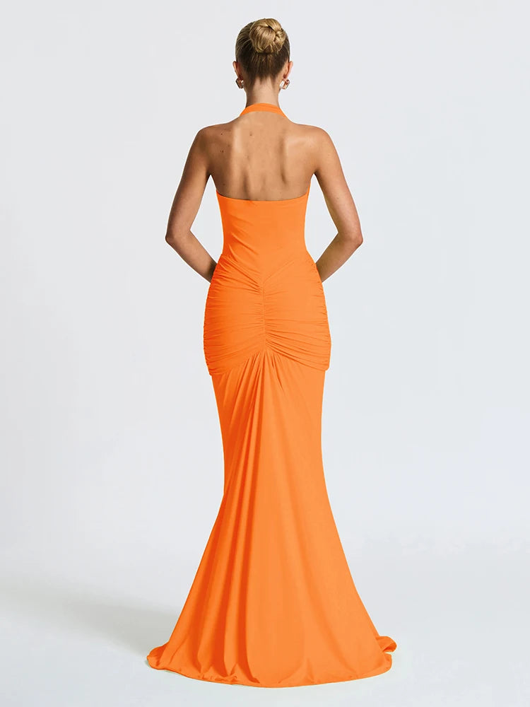 Puss Backless Tassel Dress