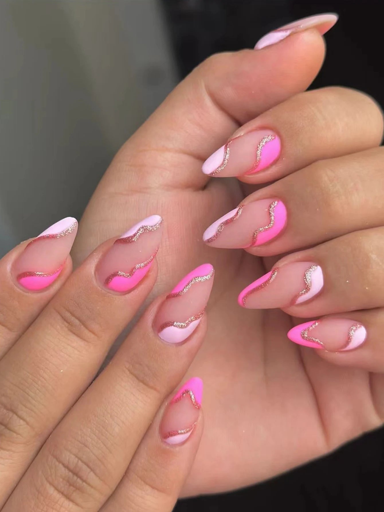 ARTAUG 24PCS Stiletto Press ons