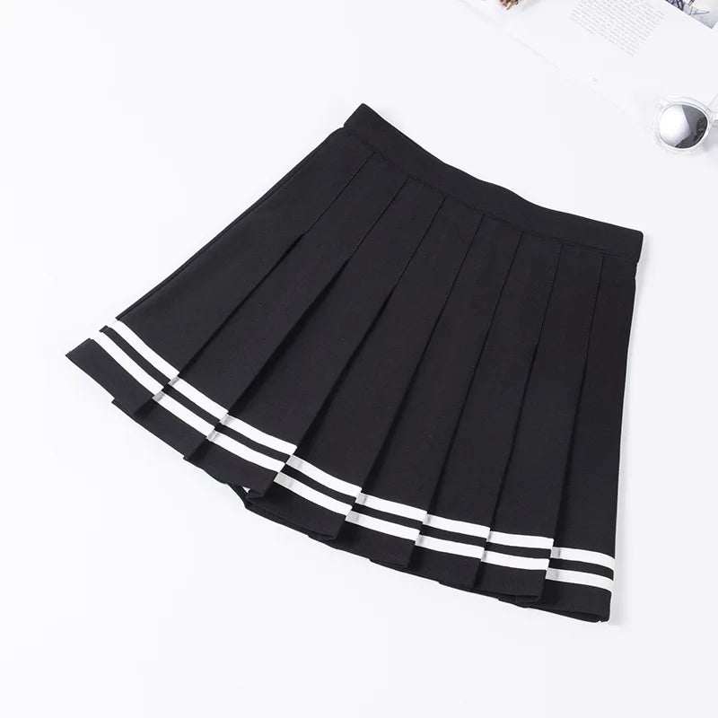 High Waist Women's Pleated Skirts