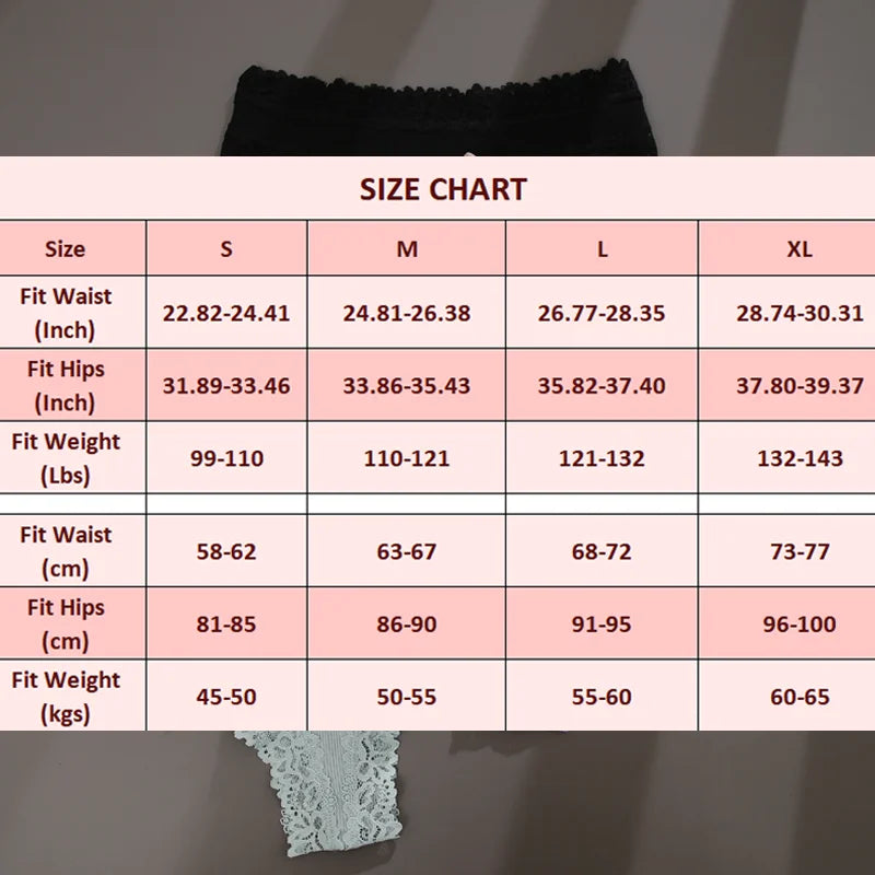 5Pcs/set Women Cotton Panties