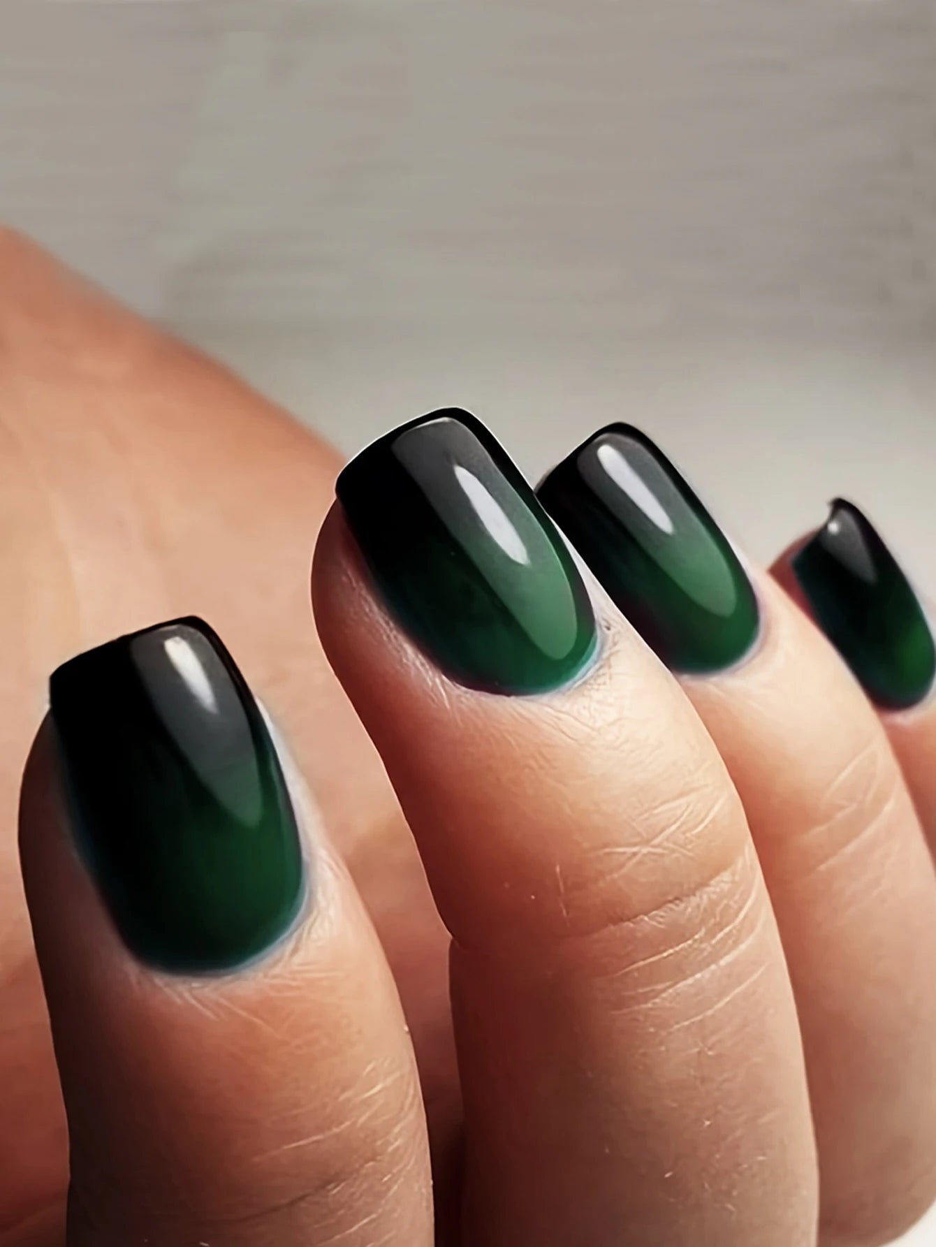 24pcs/set square Press ons