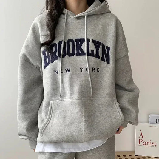 Brooklyn lettered hoodie