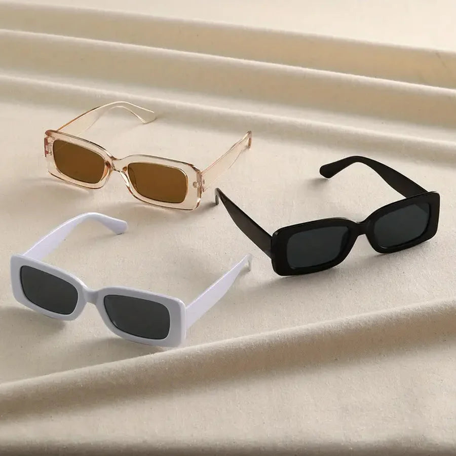 3PCS Square fashion Sunglasses