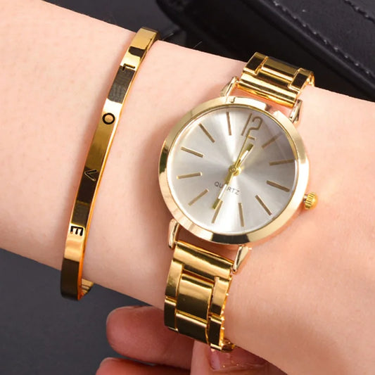 2pcs Set Luxury Watch