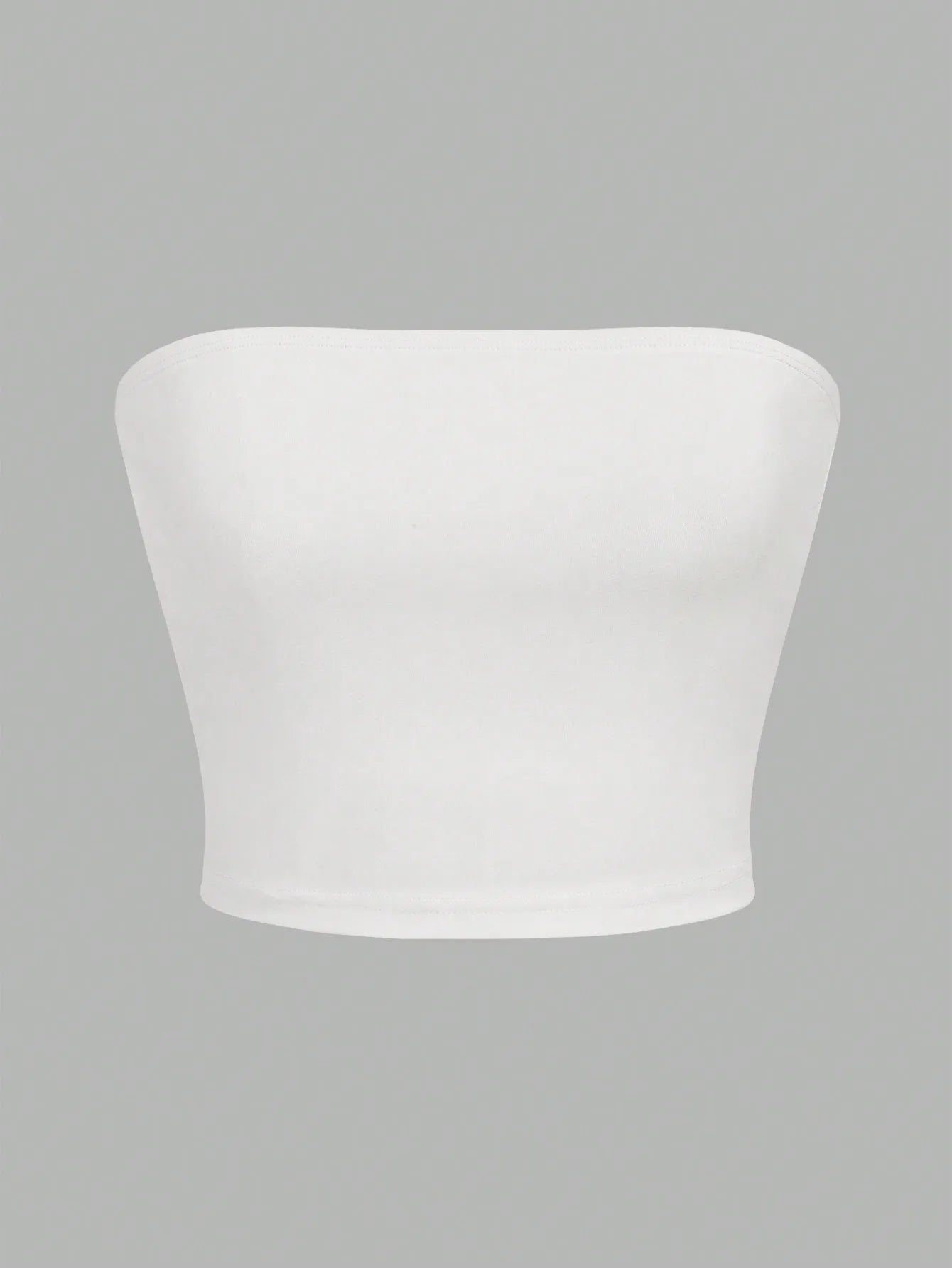 Strapless vest sleeveless crop top