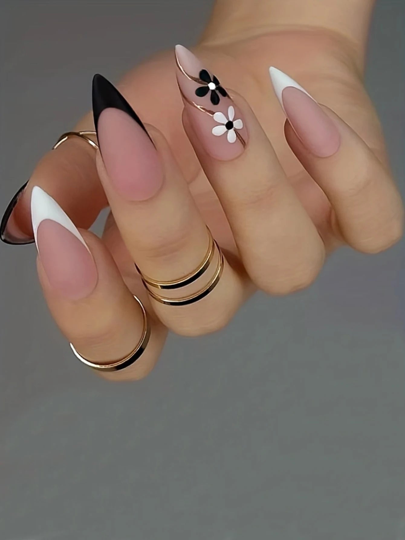 ARTAUG 24PCS Stiletto Press ons