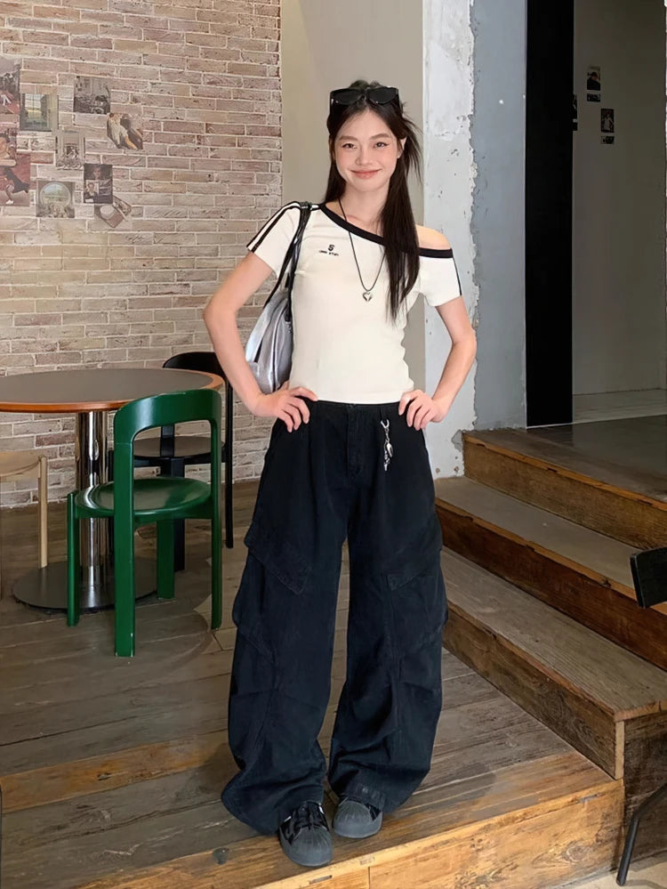 White Off shoulder Top