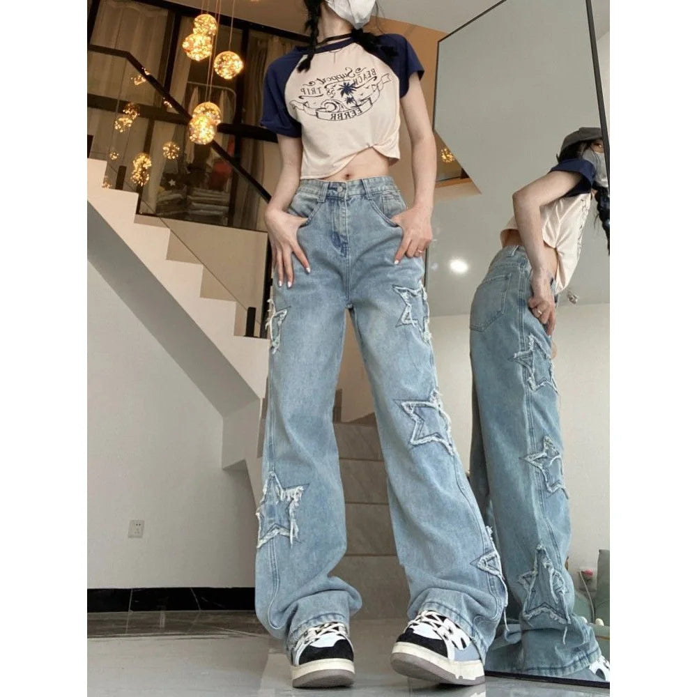 American Retro High Street Jeans