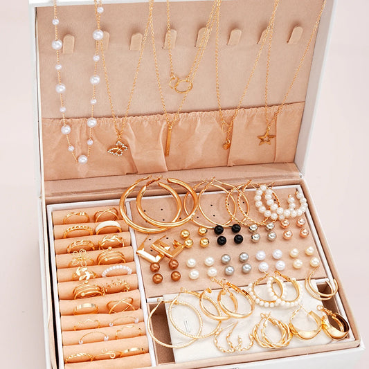 87 Pcs/Set Elegant Personality Jewelry Set