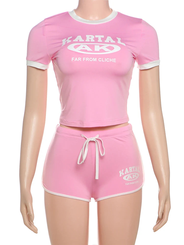 Nibber Tracksuit Letter Print 2 piece Set