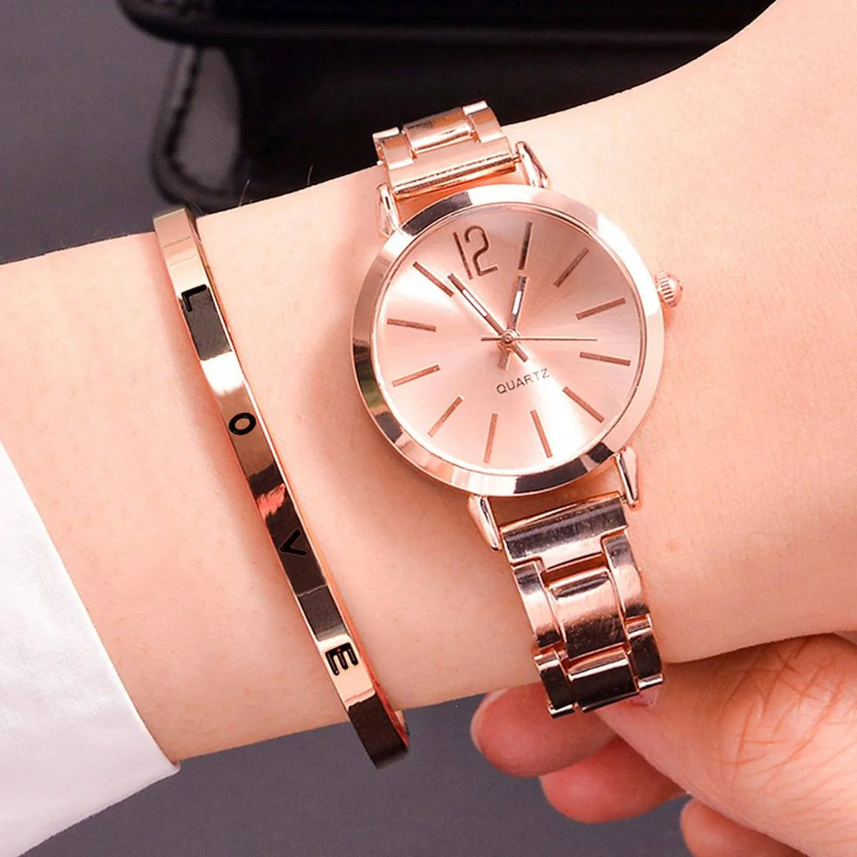 2pcs Set Luxury Watch
