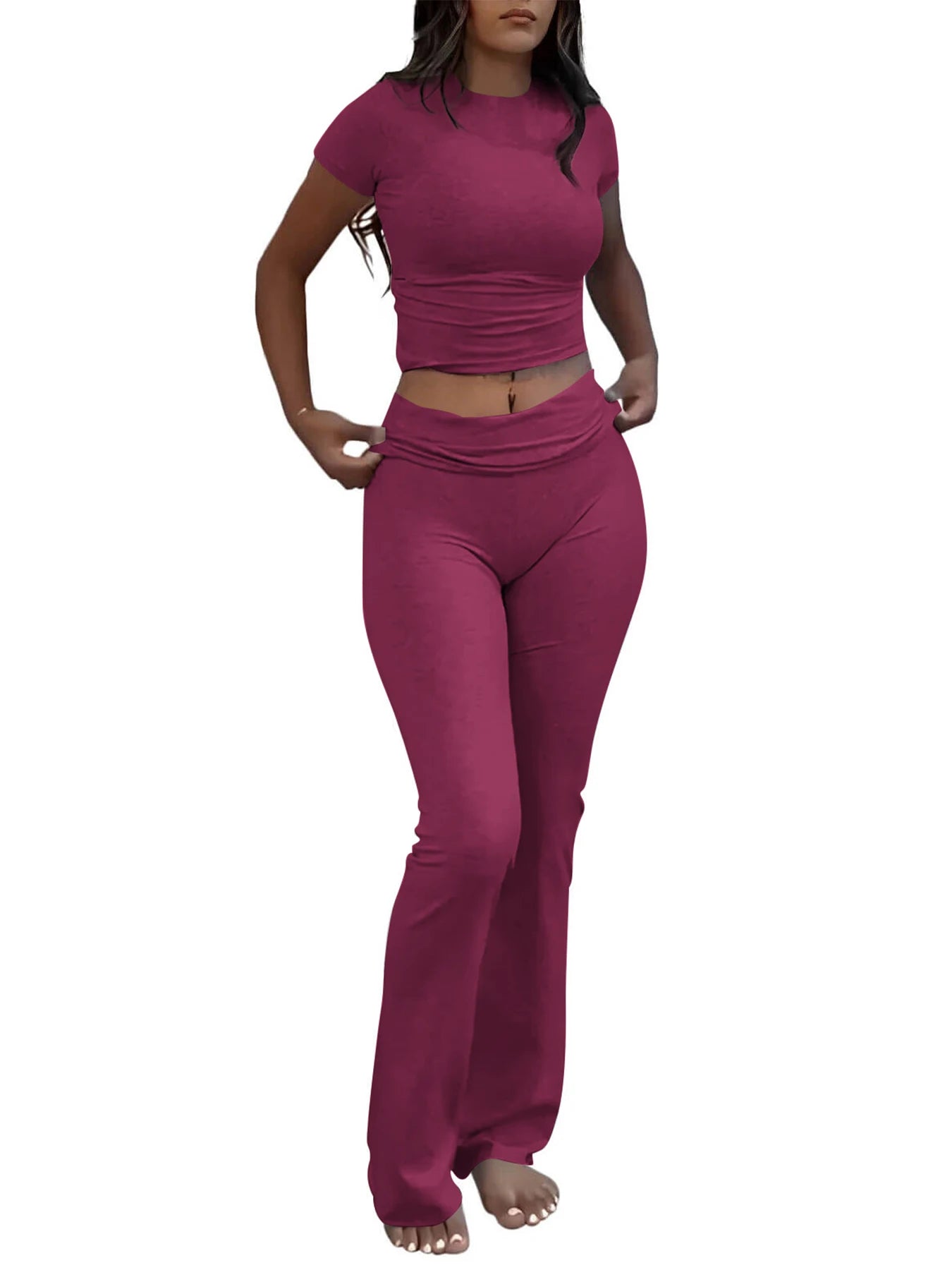 Casual Workout Two Piece Outfits