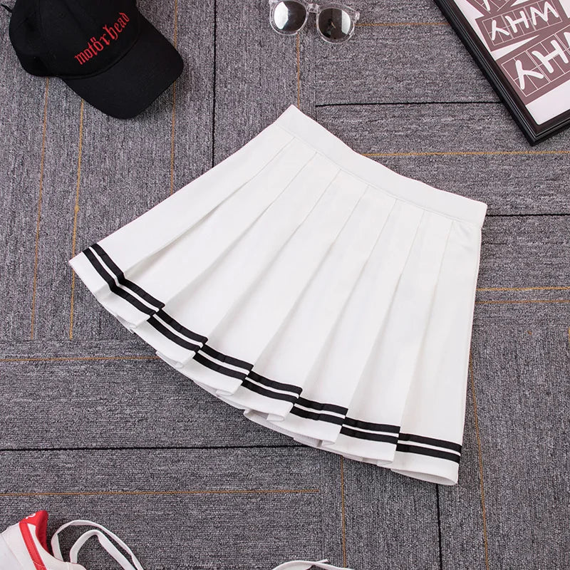 High Waist Women's Pleated Skirts