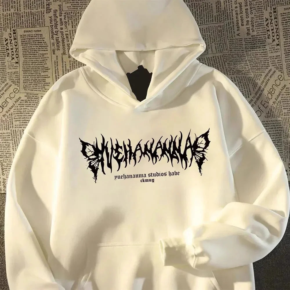 Graphic rose printed hoodie