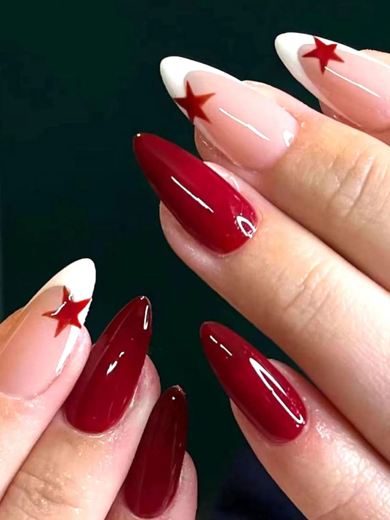 ARTAUG 24PCS Stiletto Press ons