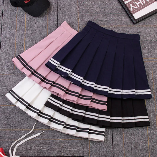 High Waist Women's Pleated Skirts